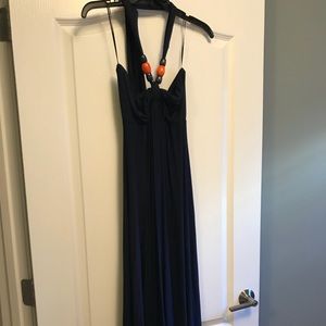 Blue maxi dress